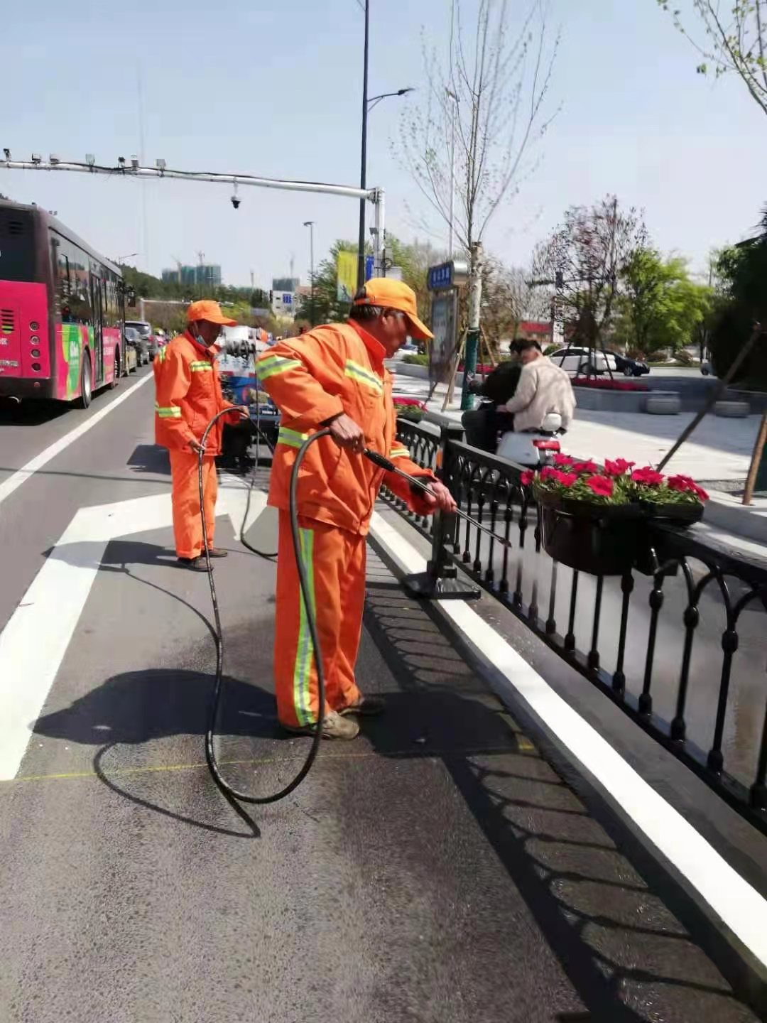 助力“徐马” | 天美公司打响2021徐州马拉松云龙湖珠山景区沿线后勤服务保障战